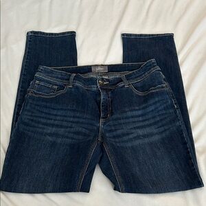Chico’s So Slimming Dark Blue Straight Leg  denim Jean sz: 1